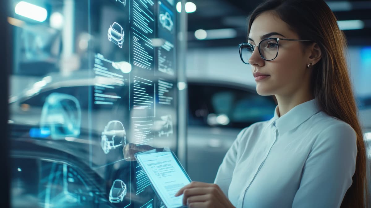 Professional at Desk